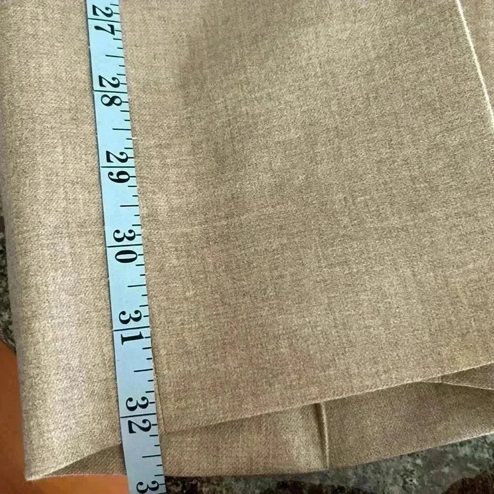 Vintage 80’s 100% Wool 3 Piece Suit Formal Wear Men’s Neutral Color 34x32 42R - Picture 13 of 16